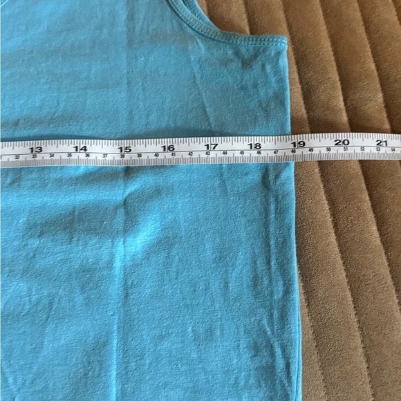 Blue Embellished Butterfly Tank Top Women’s Medium Beaded Sequin Detail - Picture 6 of 6